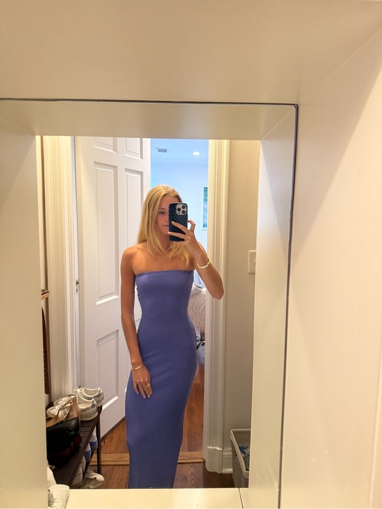 SKIMS Dresses & Skirts - SKIMS Strapless Maxi Dress in Lavender Purple